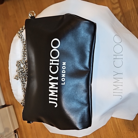 JIMMY CHOO Callie logo-print leather shoulder bag - Picture 4 of 15
